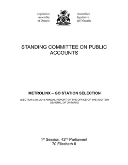 Standing Committee on Public Accounts