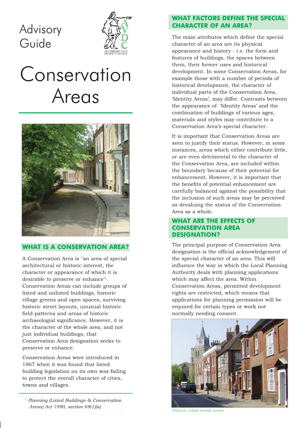 Conservation Areas Leaflet