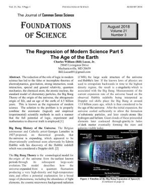 V21N3 the Regression of Modern Science Part 5