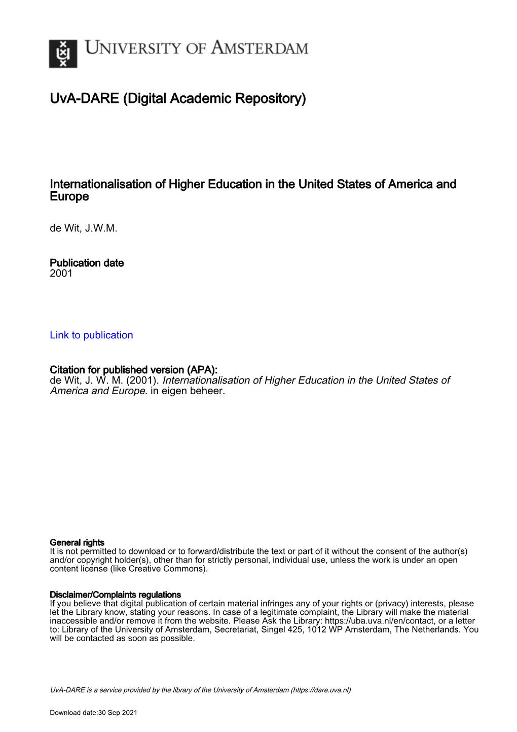 Thee Rise of Regional and International Academic Networks