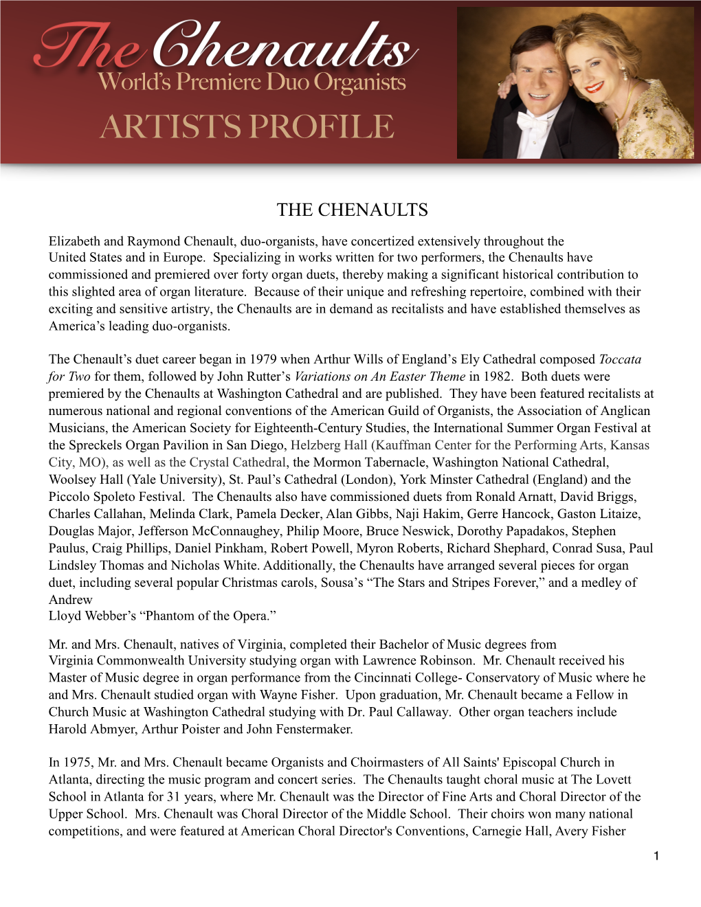 Artists Profile