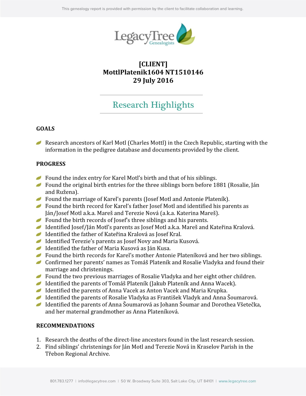 Research Highlights