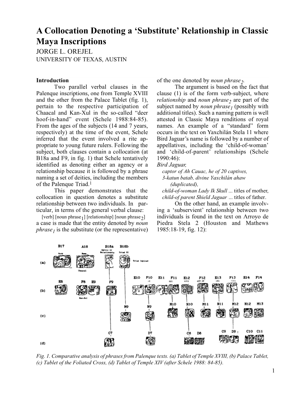 A Collocation Denoting a 'Substitute'