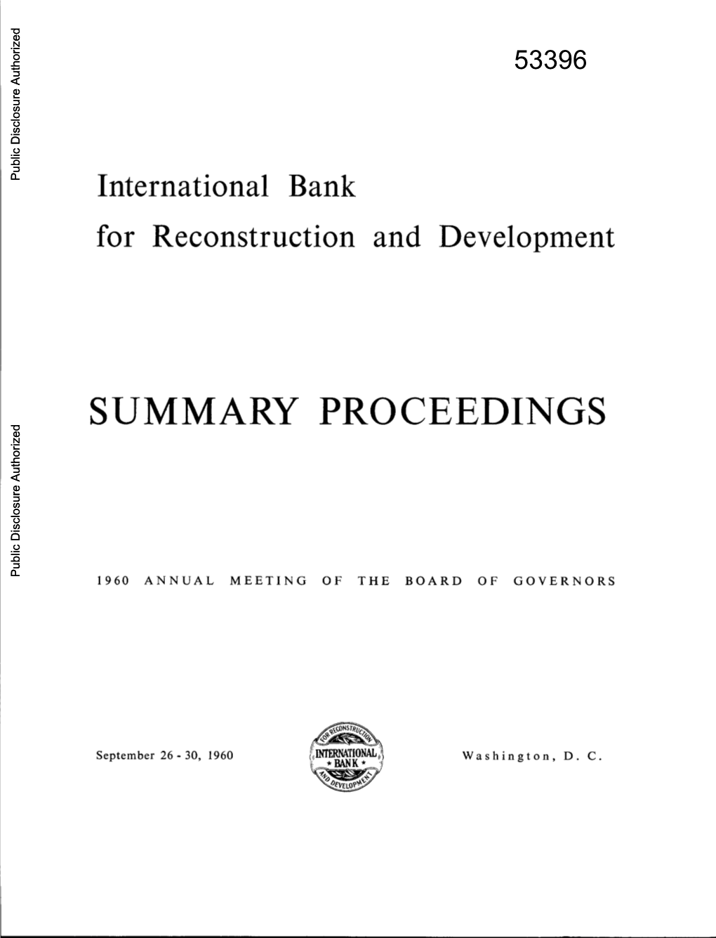 World Bank Document