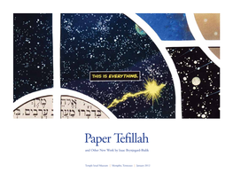 Paper Tefillah and Other New Work by Isaac Brynjegard-Bialik