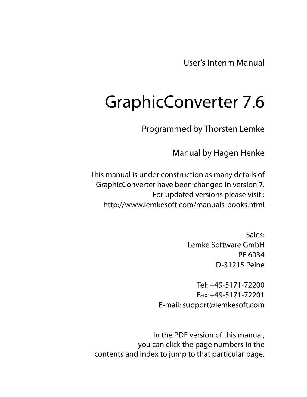 Hagens Manual EN 7-6 a Interim.Fm