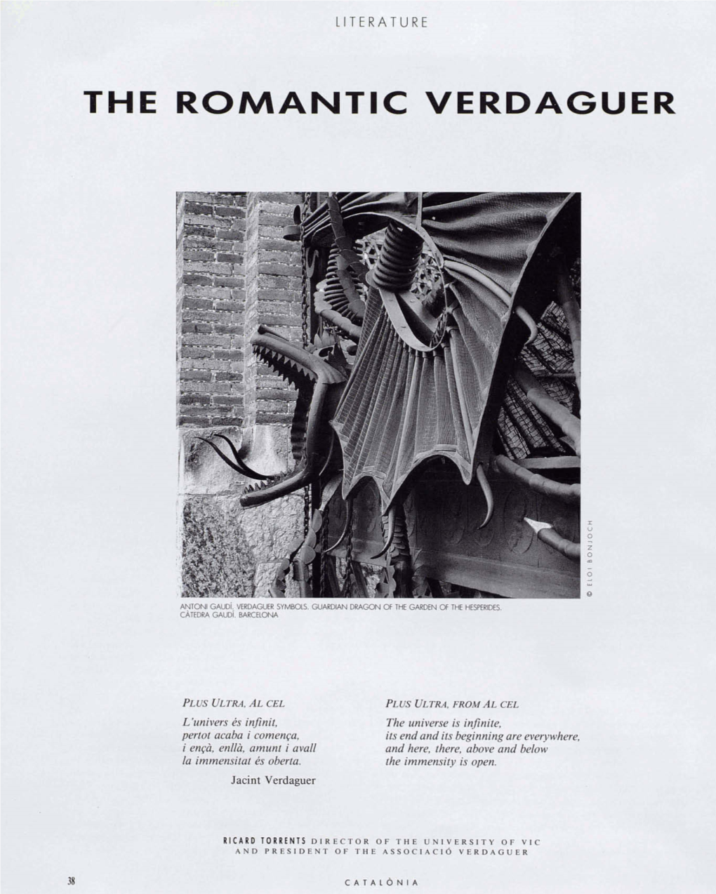 The Romantic Verdaguer