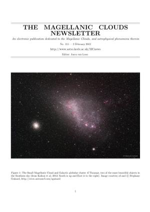 THE MAGELLANIC CLOUDS NEWSLETTER an Electronic Publication Dedicated to the Magellanic Clouds, and Astrophysical Phenomena Therein