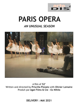 Paris Opera an Unusual Season