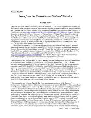 Committee on National Statistics