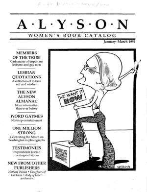 Alyson Women's Book Catalog