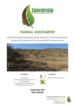 Faunal Assessment