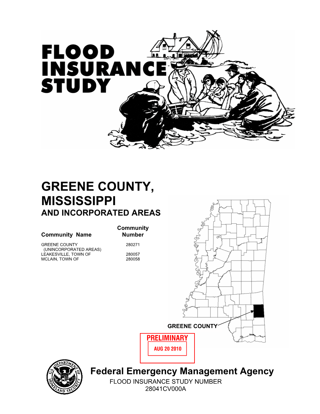 Greene County, Mississippi and Incorporated Areas