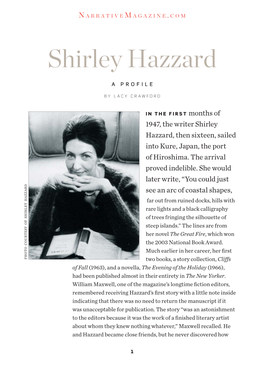 Shirley Hazzard