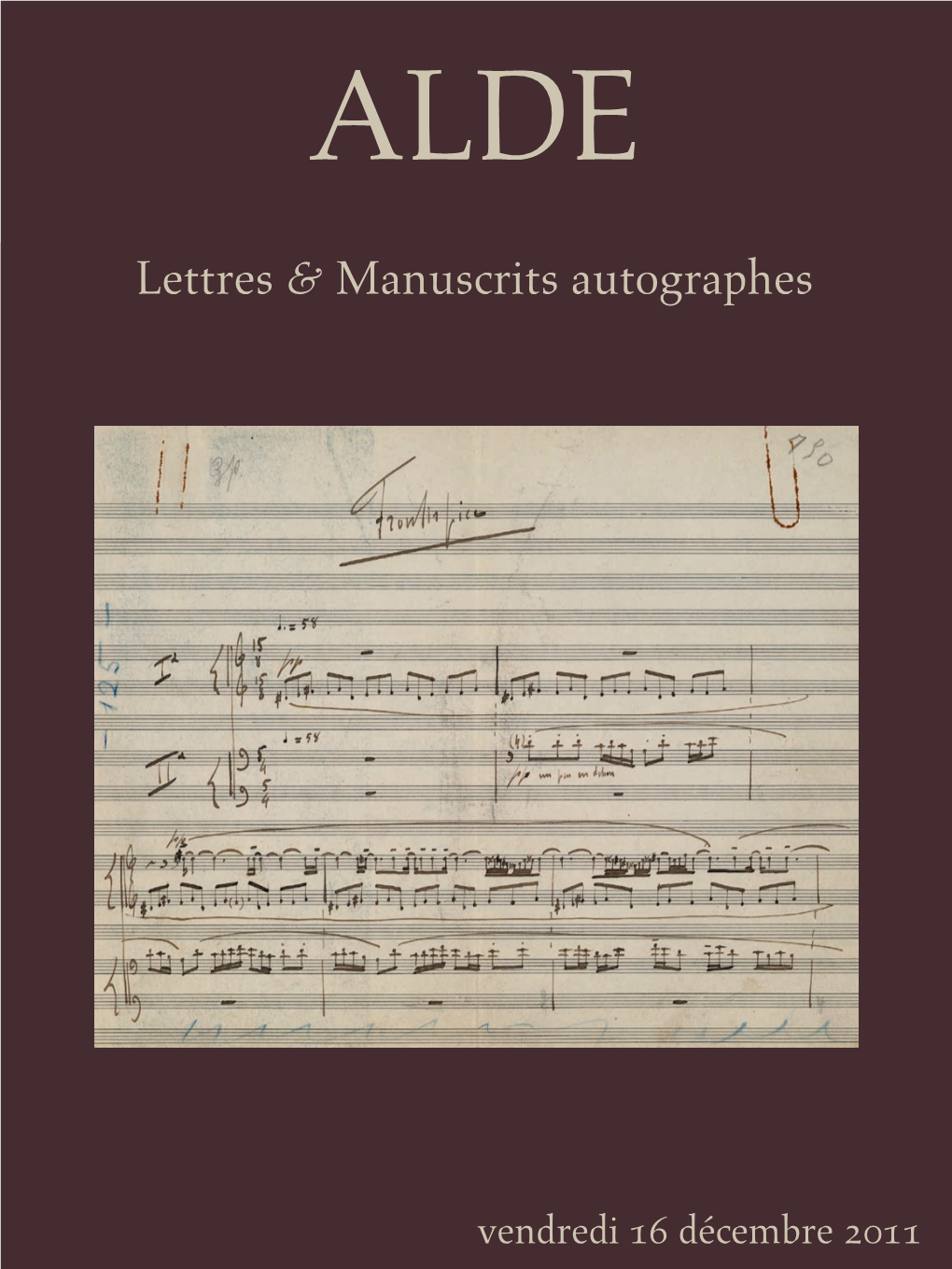 Lettres & Manuscrits Autographes