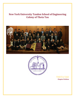 New York University Tandon School of Engineering Colony of Theta Tau