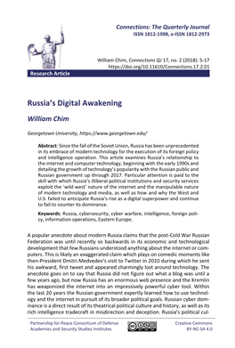 Russia's Digital Awakening