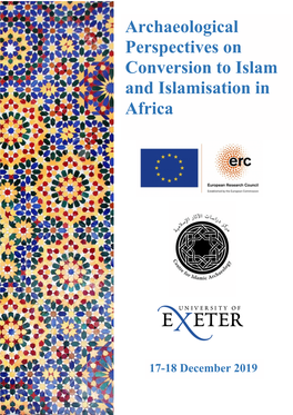 Archaeological Perspectives on Conversion to Islam and Islamisation in Africa