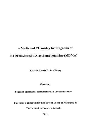 A Medicinal Chemistry Investigation of 3,4