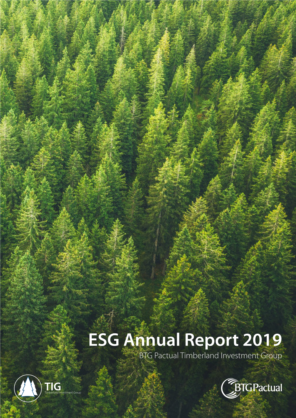 ESG Annual Report 2019 BTG Pactual Timberland Investment Group