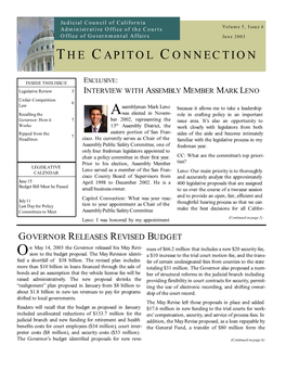 The Capitol Connection Page 2 a SSEMBLY MEMBER LENO