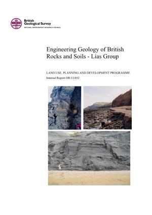 Engineering Geology of British Rocks and Soils - Lias Group