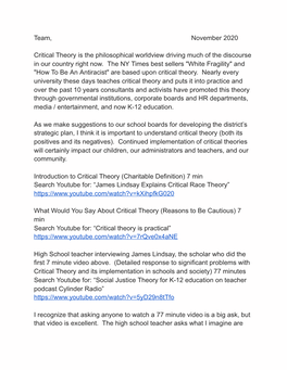 Critical Theory Info and Definitions Dei Committee Sau41.Pdf
