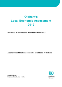 Oldham's Local Economic Assessment 2019