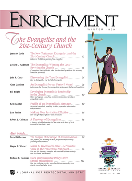 He Evangelist and the 21St-Century Church