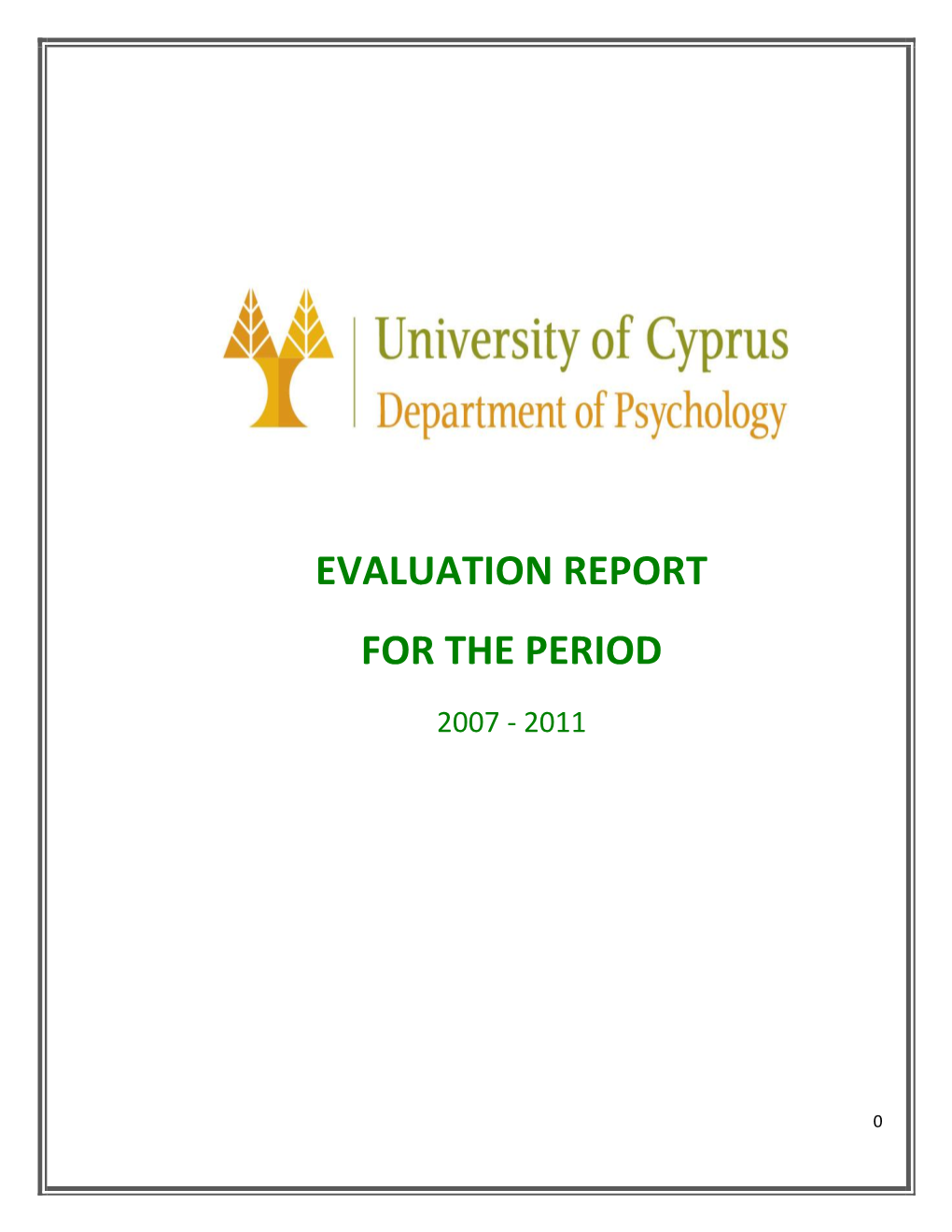 PSY Evaluation Report
