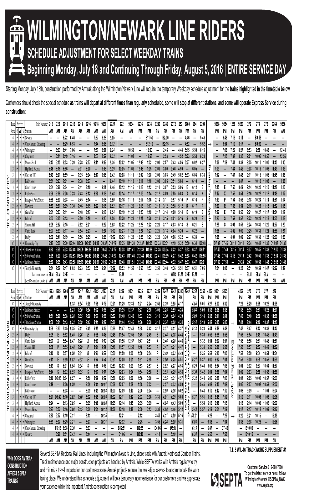 MED Sat-Sun Sched Adjustment 16