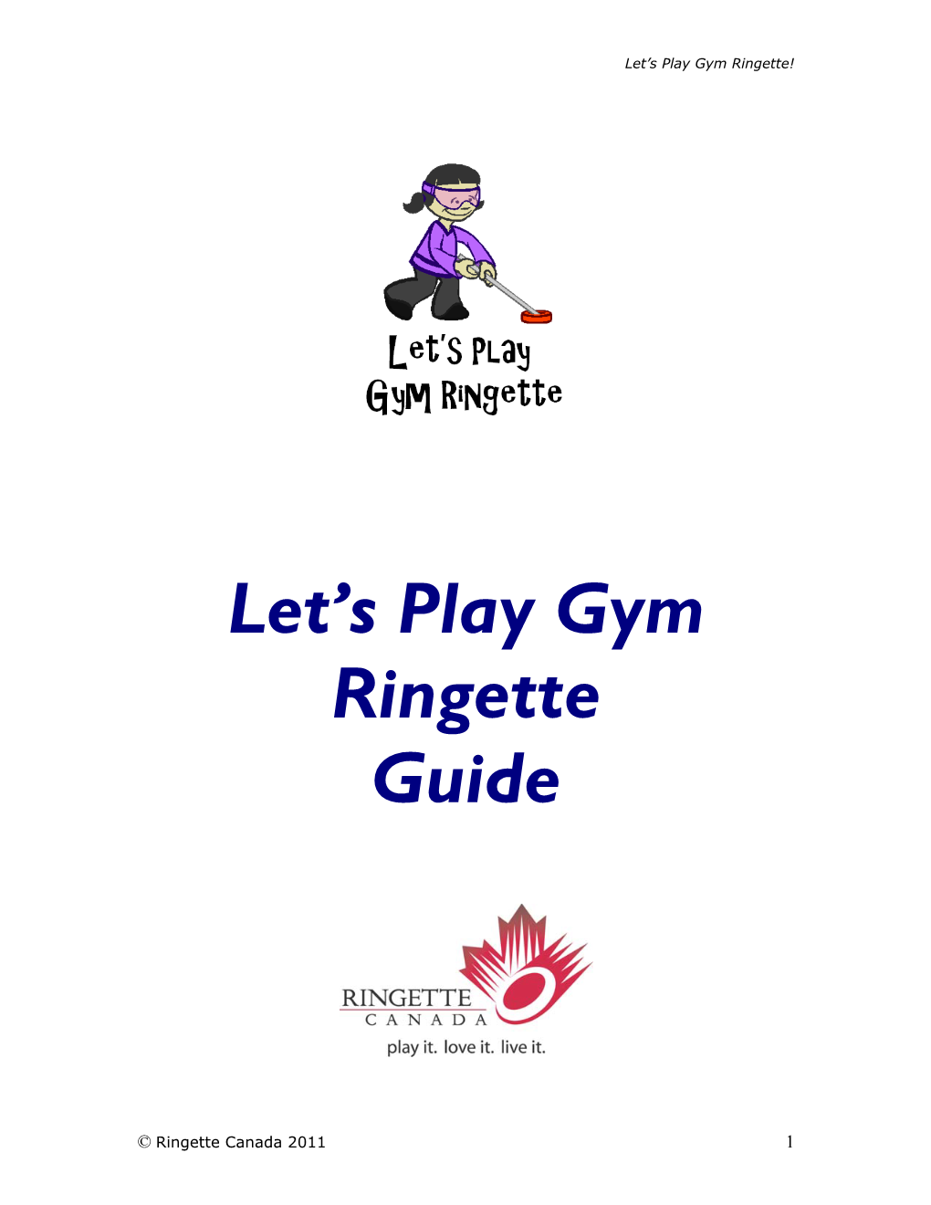 Let's Play Gym Ringette Guide