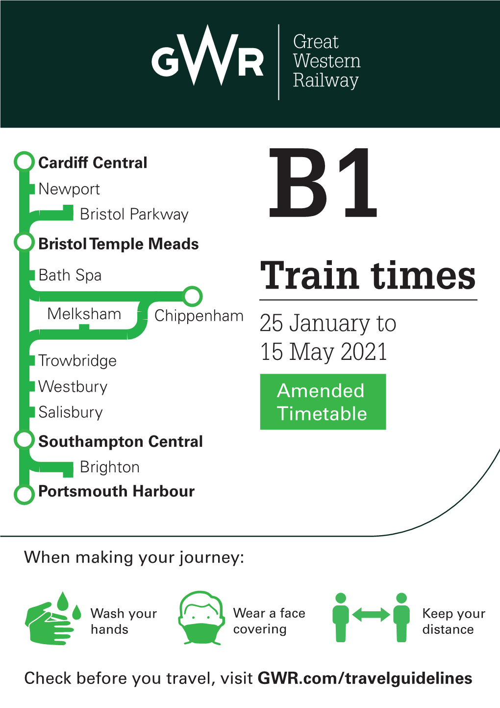 B1 Train Times