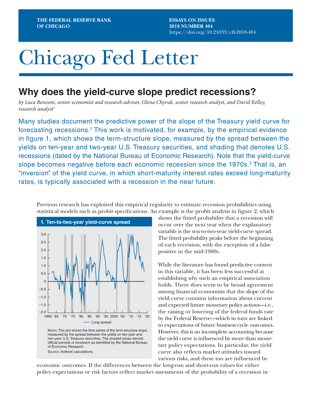 Why Does the Yield-Curve Slope Predict Recessions?