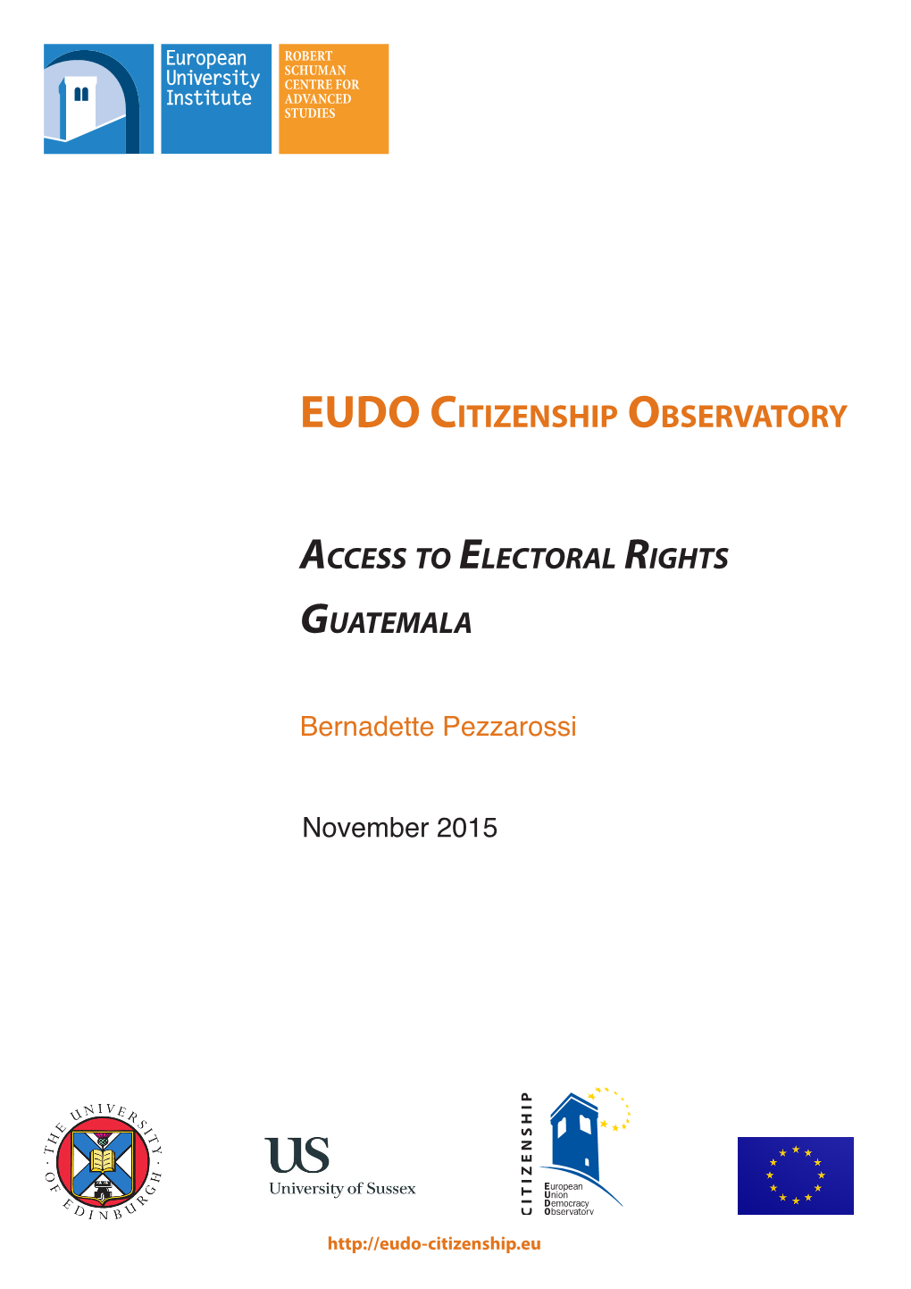 EUDO CITIZENSHIP OBSERVATORY Access to Electoral Rights Guatemala