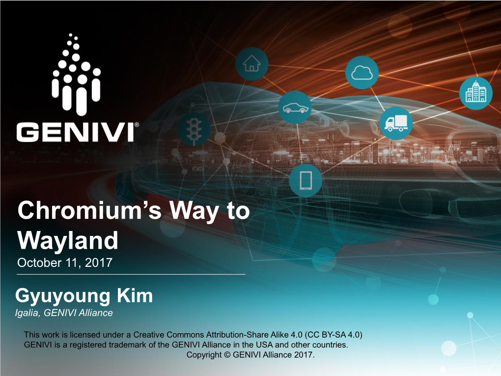 Chromium's Way to Wayland