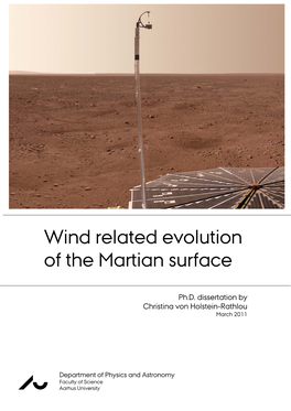 Wind Related Evolution of the Martian Surface