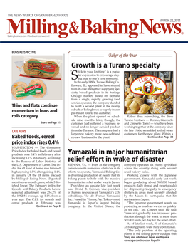Growth Is a Turano Specialty Yamazaki in Major Humanitarian