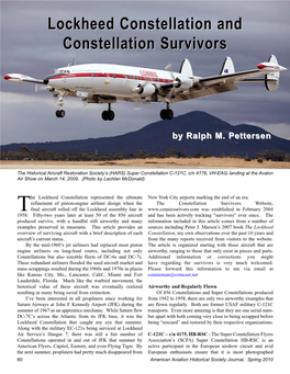 Lockheed Constellation and Constellation Survivors