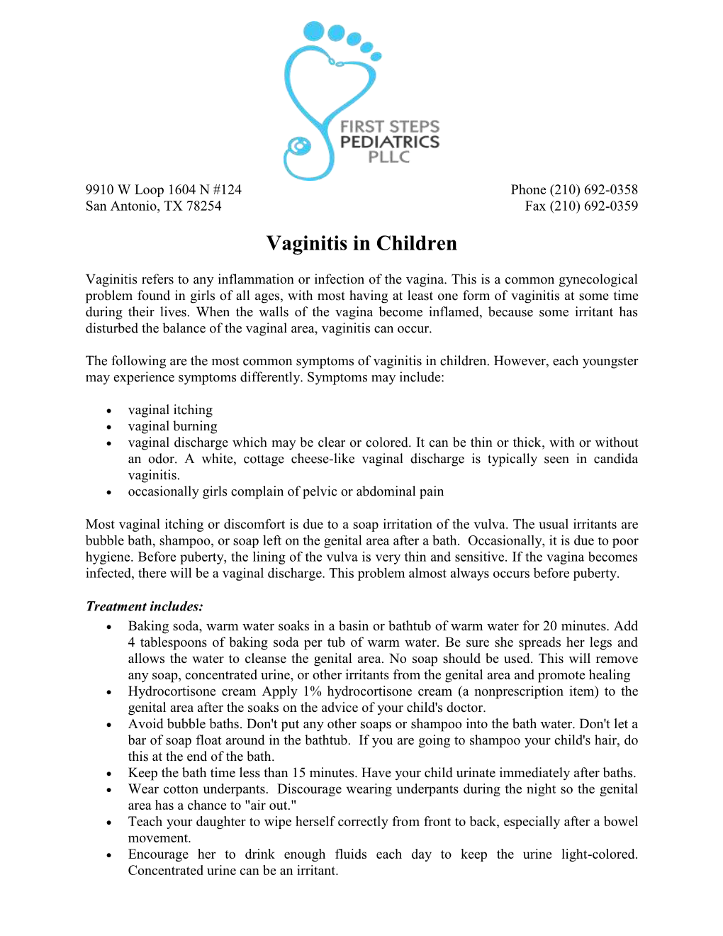 Vaginitis in Children
