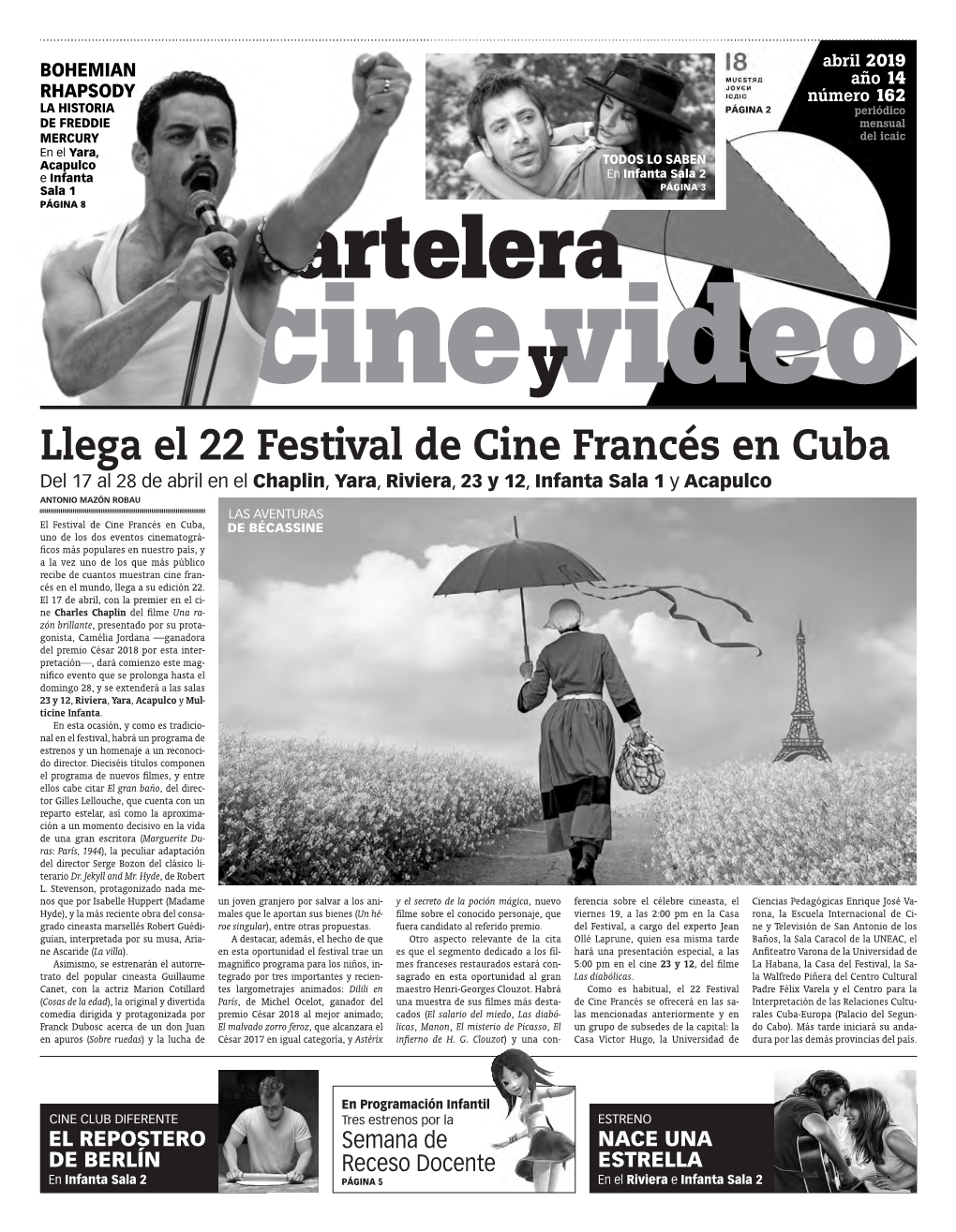 Llega El 22 Festival De Cine Francés En Cuba