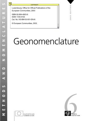 Geonomenclature