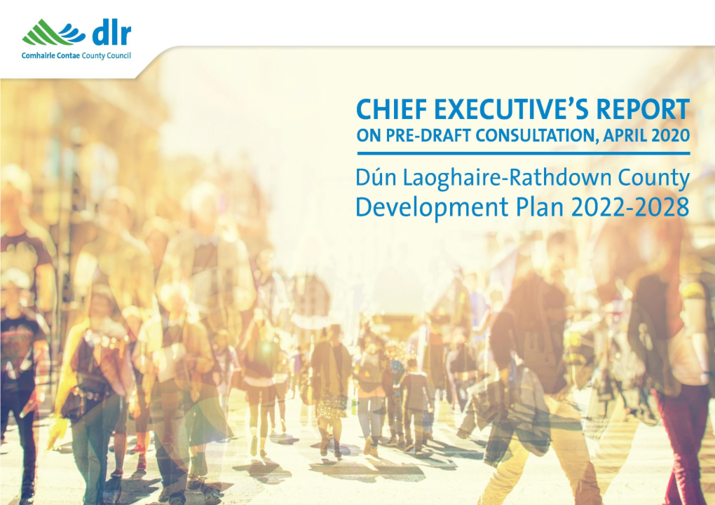 Chief Executive's Report Pre -Draft CDP 2022-2028