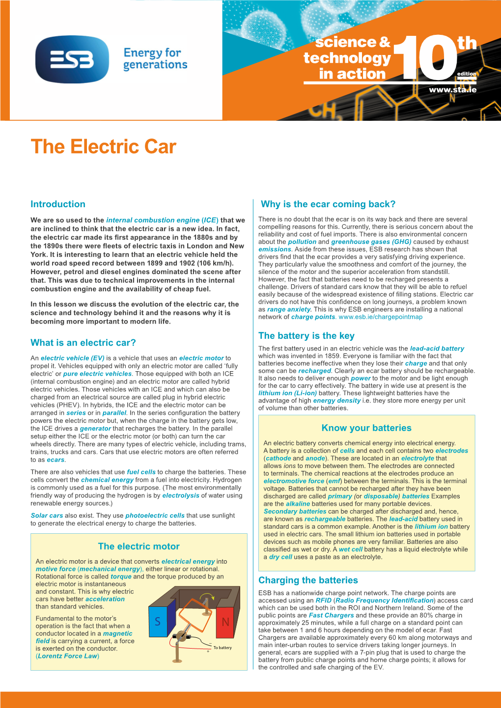 The Electric Car the Electric Car