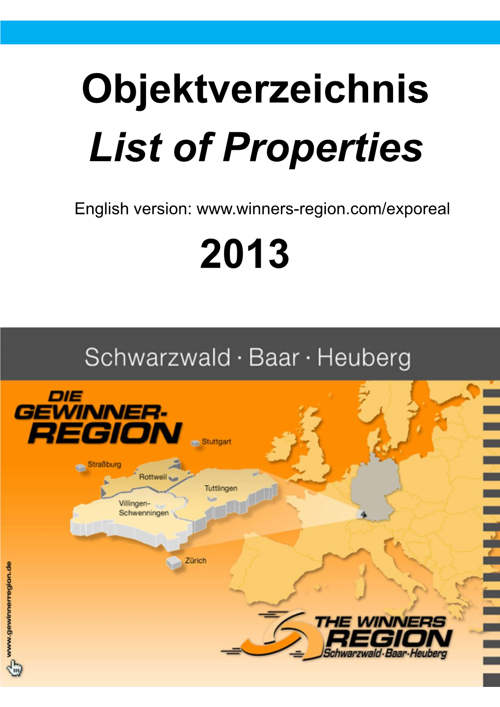 Objektverzeichnis 2013