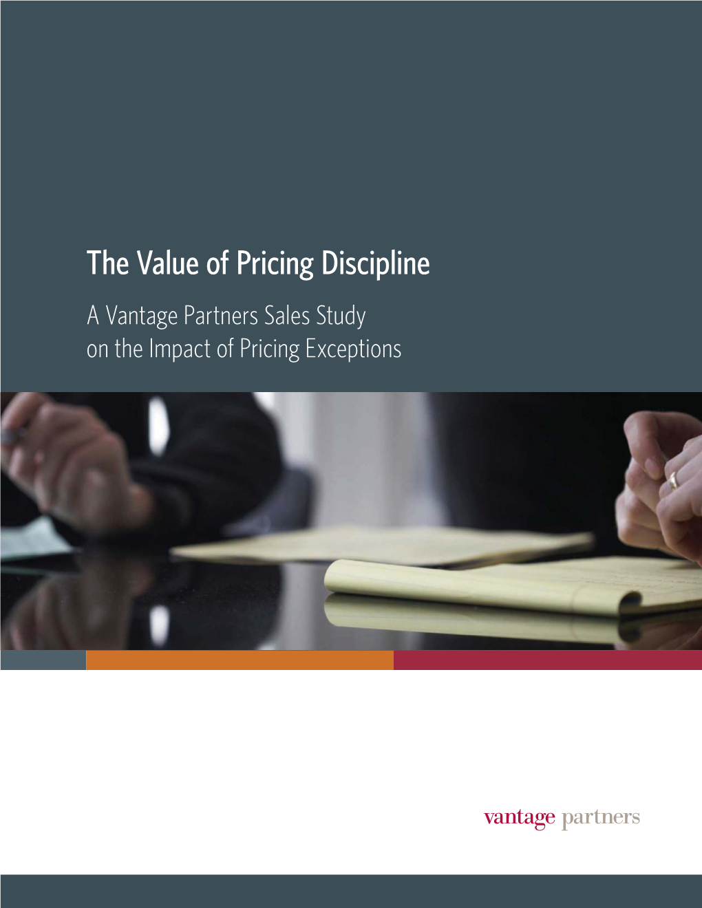 The Value of Pricing Discipline: a Vantage Partners Sales