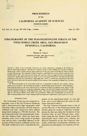 Proceedings of the California Academy of Sciences Fourth Series