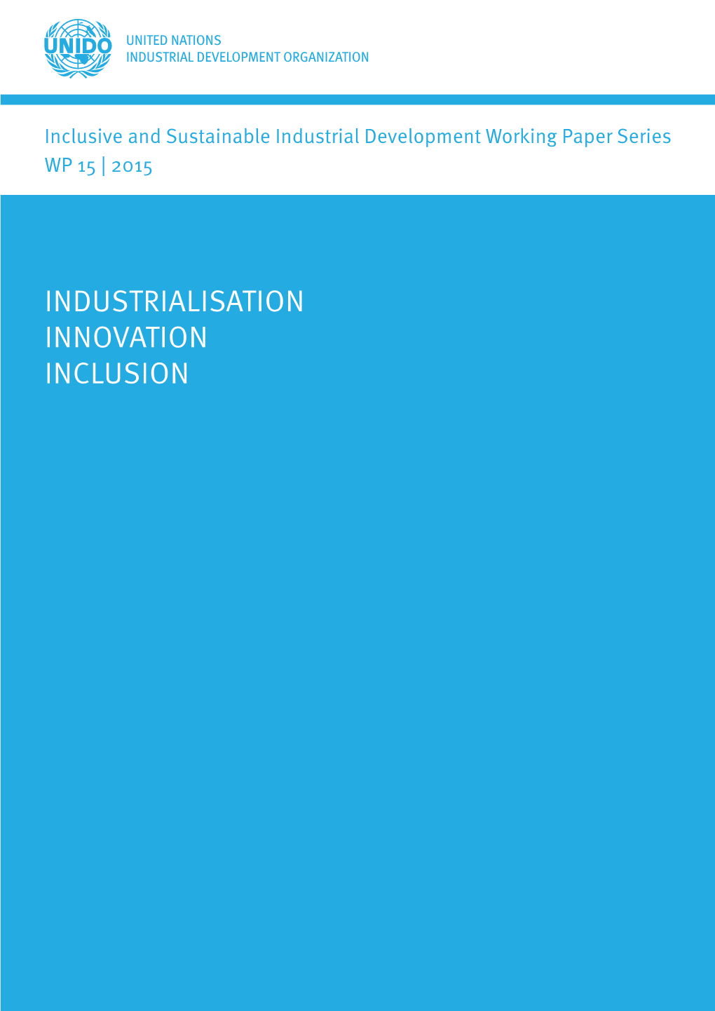 Industrialisation, Innovation, Inclusion.Pdf