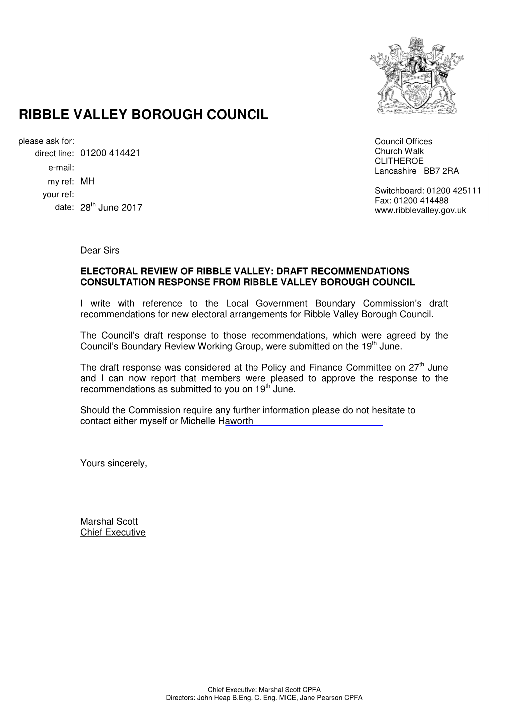 Ribble Valley Borough Council