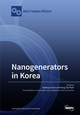 Nanogenerators in Korea